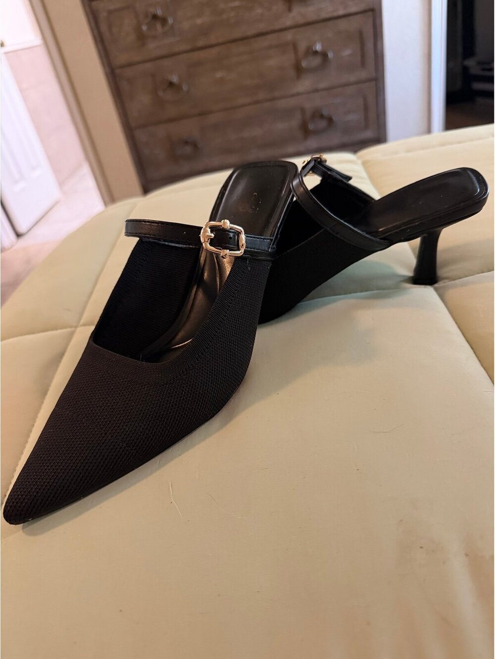 Black Kitten Heels